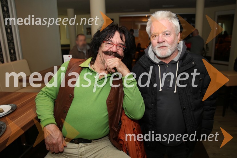  Slavko Kovačič-Spidi, glasbenik;  Rudi Miložič, glasbenikFitnes party s Forma bandom