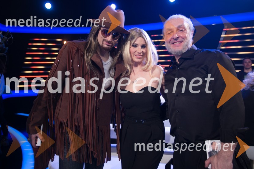  Simon Vadnjal, Cover Lover;  Katja Ajster - Kataya, pevka, igralka;  Frenk Nova, glasbenikZnan obraz ima svoj glas, 1. oddaja