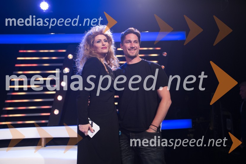  Nuška Drašček, pevka;  Miha Krušič, koreograf, plesalecZnan obraz ima svoj glas, 1. oddaja