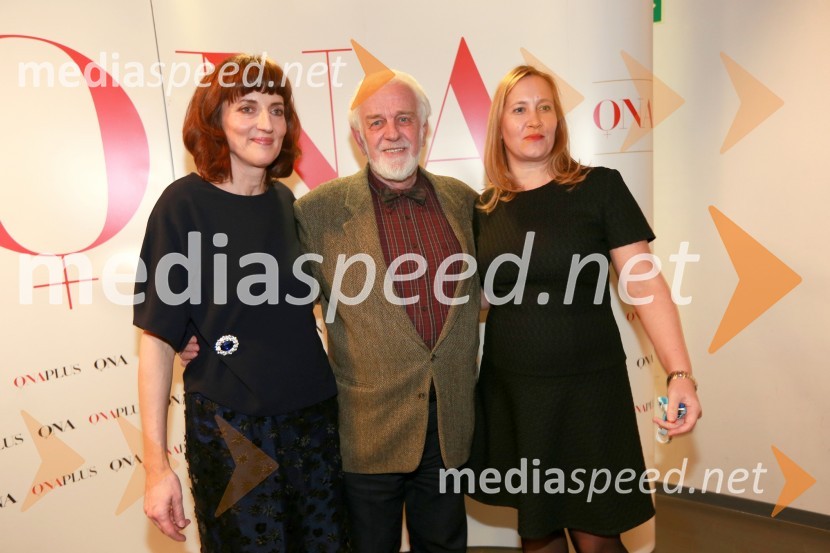  Sabina Obolnar, urednica revij Ona ter Onaplus;  Mitja Meršol, nekdanji poslanec; mag. Irma Gubanec, predsednica uprave Delo d.d.Ona 365 za leto 2014 je Ninna Kozorog