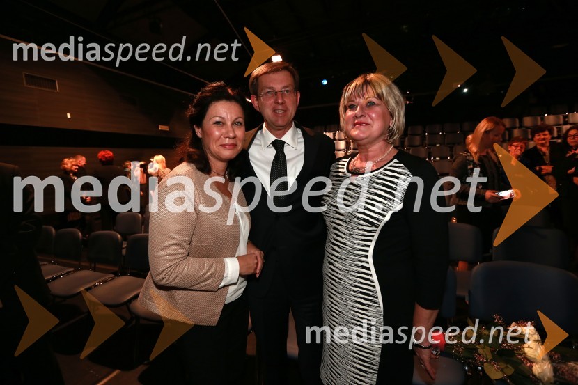  Vesna Arnšek; prof. dr. Miro Cerar, predsednik vlade Republike Slovenije;  Danica Zorin Mijošek, direktorica in ustanoviteljica podjetja Kozmetika AfroditaOna 365 za leto 2014 je Ninna Kozorog