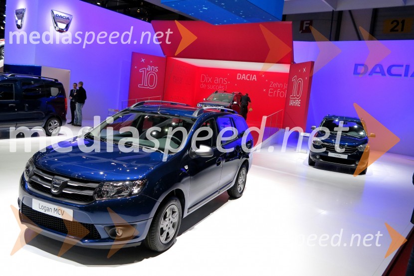 Dacia praznuje 10 let&nbsp;85. avtomobilski salon Ženeva 2015