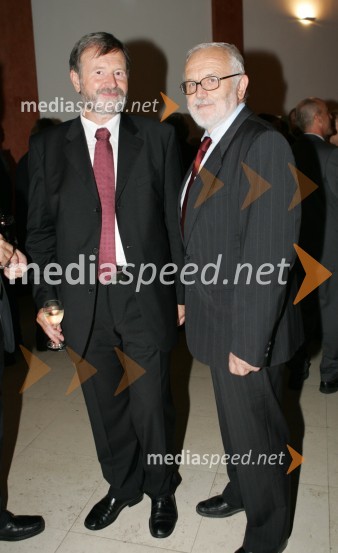 Dr. Ivan Rozman, rektor Univerze v Mariboru in dr. Jože Mencinger, rektor Univerze v Ljubljani30 let univerze v Mariboru