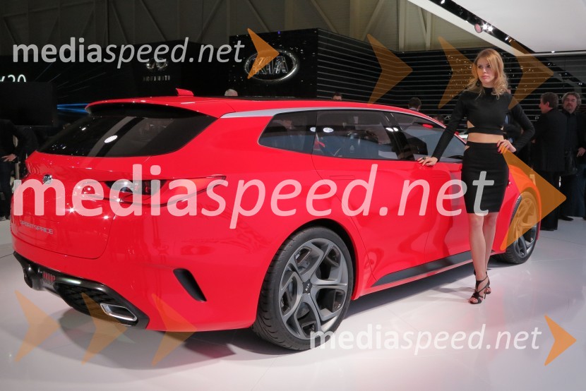 Hostese na 85. avtomobilskem salonu Ženeva