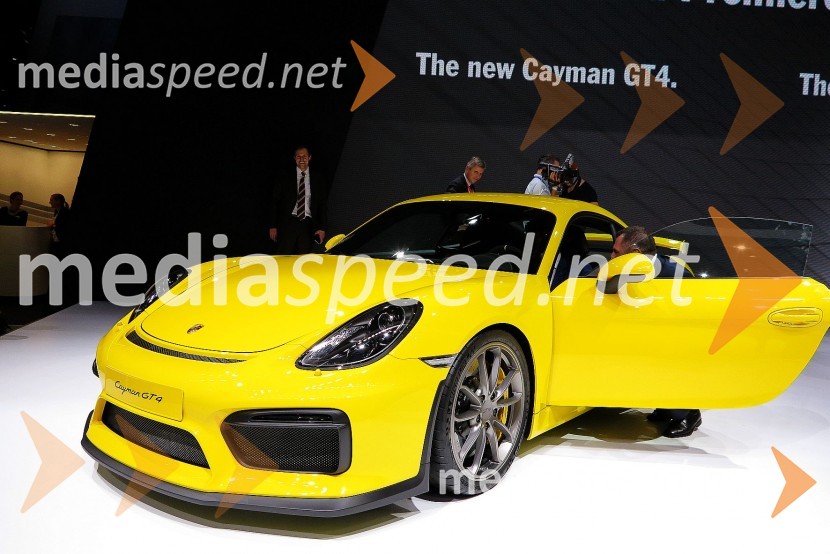 Porsche Cayman GT485. avtomobilski salon Ženeva 2015