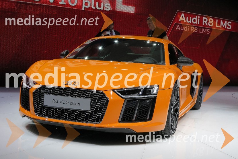 Audi R8 V10 Plus85. avtomobilski salon Ženeva 2015