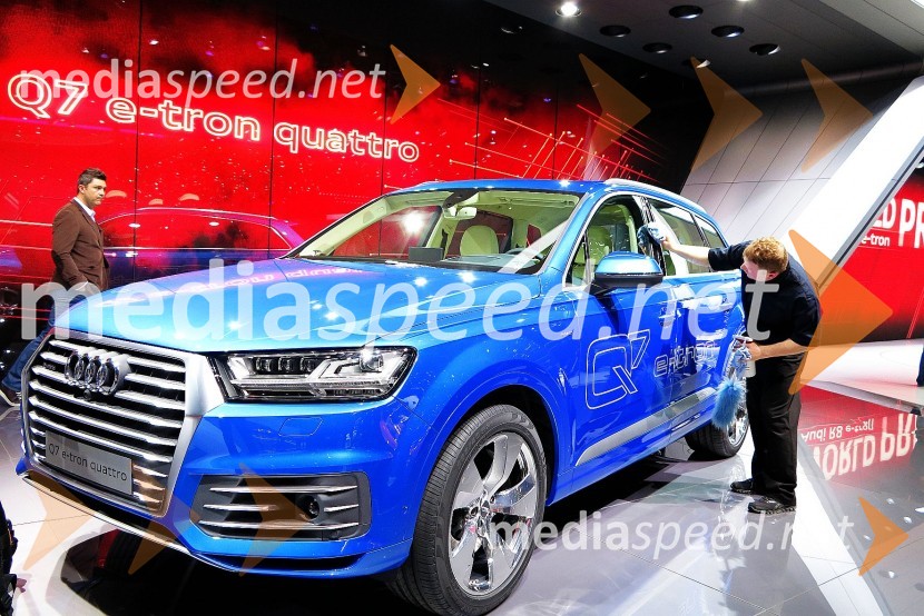 Audi Q7 e-tron quattro85. avtomobilski salon Ženeva 2015