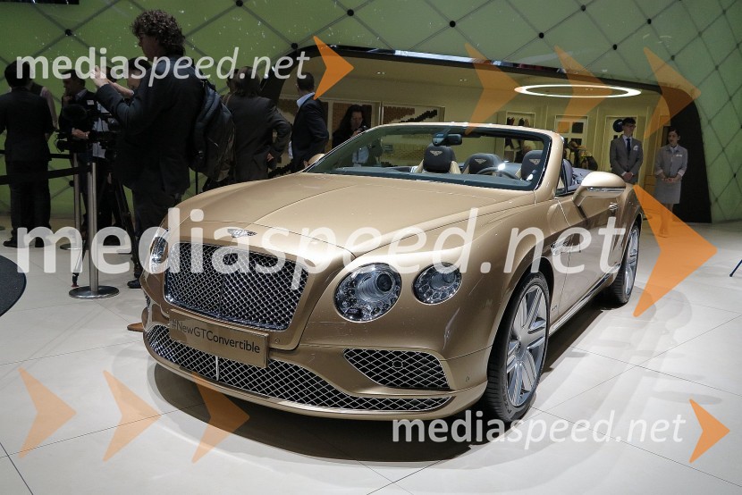 Bentley GT Convertible85. avtomobilski salon Ženeva 2015
