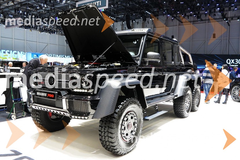 Mercedes-Benz G 6x6 Brabus 70085. avtomobilski salon Ženeva 2015