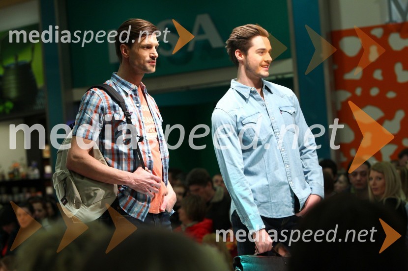  ... ;  Mitja Nadižar, Mister Slovenije 2014Europark, pomladna modna revija