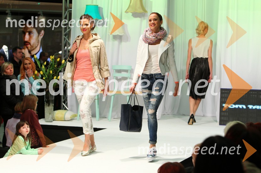  Sabina Remar, manekenka;  ... Europark, pomladna modna revija