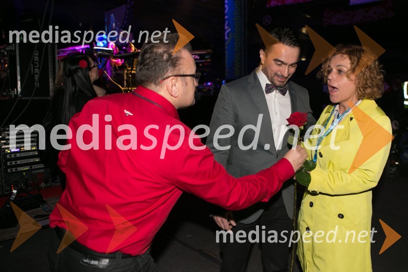  Davorin Obajdin, DJ Dady;  Joško Čagalj - Jole, pevec;  Sonči Nered Čebašek, odgovorna urednica časopisa Svet24Aktualov dan žena 2015