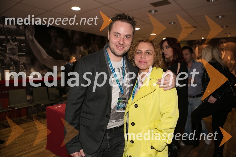  Mitja Grajzar, radijski voditelj;  Sonči Nered Čebašek, odgovorna urednica časopisa Svet24Aktualov dan žena 2015