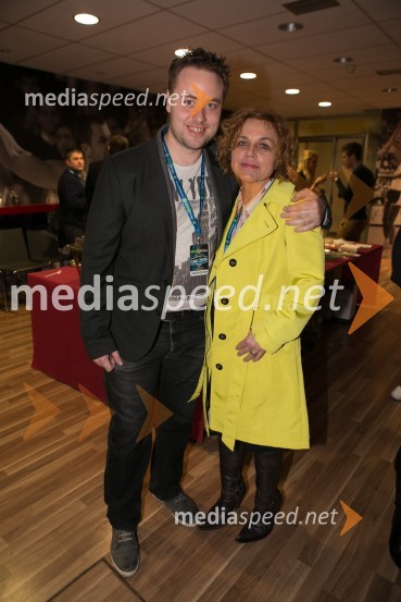  Mitja Grajzar, radijski voditelj;  Sonči Nered Čebašek, odgovorna urednica časopisa Svet24Aktualov dan žena 2015