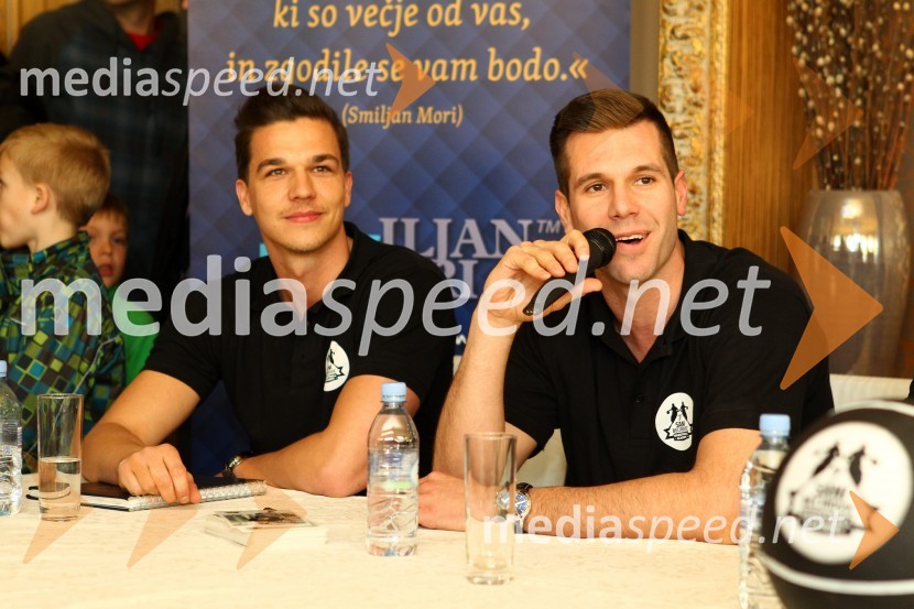  Jan Ternjak, maneken, novinar, trener, vodja marketinga pri KŠ Sani Bečirović;  Sani  Bečirović, košarkarSaniboy, predstavitev maskote košarkarske šole Sanija Bečirovića