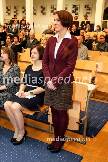 dr.  Brigita  Gajšek, Fakulteta za logistiko, Univerza v MariboruUniverza v Mariboru, promocija doktorjev znanosti, marec 2015