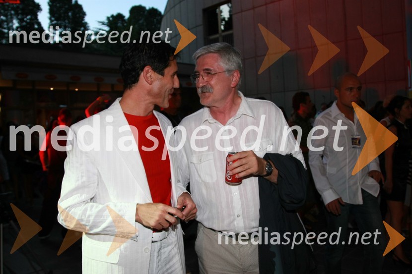 Stojan Auer, NET TV in Petar Radović, odgovorni urednik razvedrilnega programa RTV Slovenija30. festival Melodij morja in sonca, finalni večer