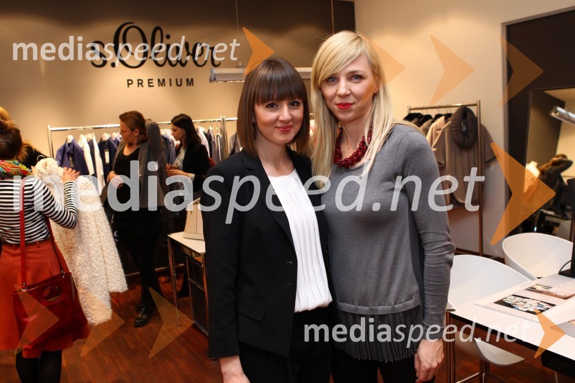  Ksenija Divjak, s.Oliver PREMIUM ;  Martina Medvešček, district manager, Commas.Oliver Press Day