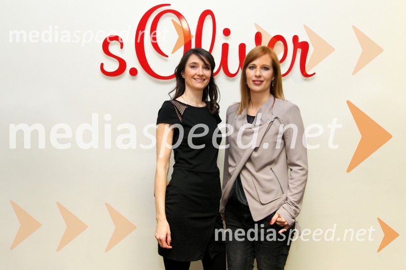  Špela  Stropnik, marketing, s.Oliver;  Katja  Janko Puh, vodja marketinga, s.Olivers.Oliver Press Day