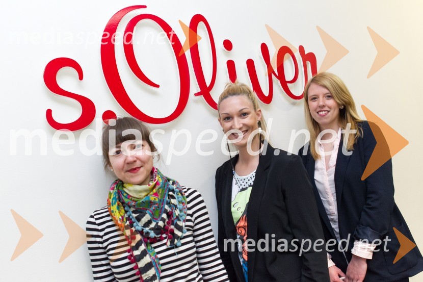  Barbara  Ferčič, revija GRAZIA;  Špela Štamol, glavna urednica, revija GRAZIA;  Živa Slokan, revija GRAZIAs.Oliver Press Day