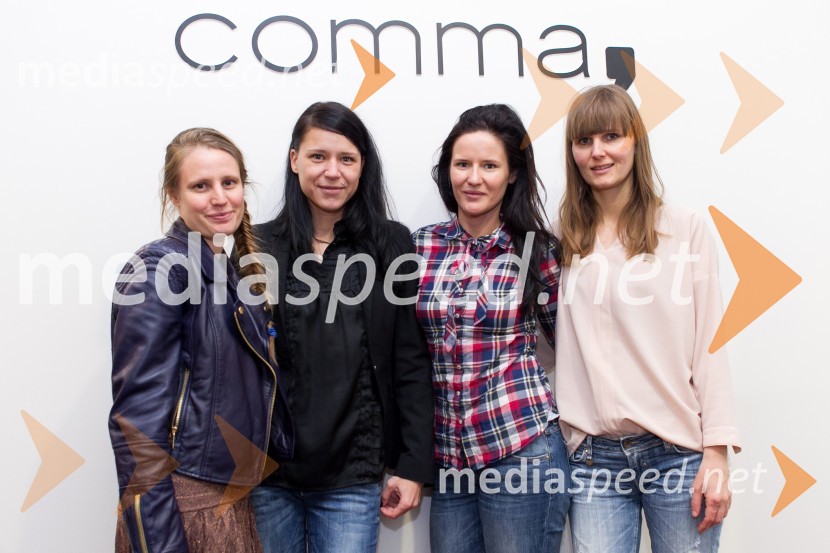  Tina Curk, Adria Media;  Petra  Rozman, Adria Media;  Helena  Kremelj, Adria Media;  Maja Možič, Adria Medias.Oliver Press Day