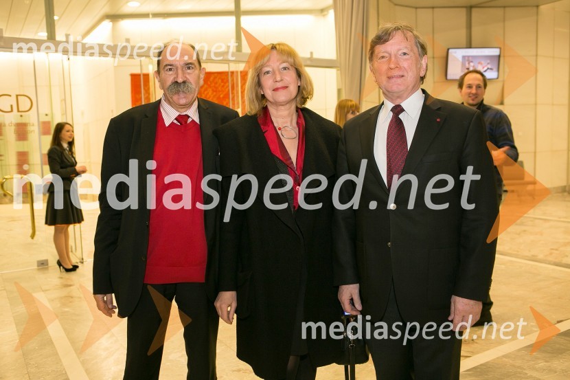  Marijan Zlobec, novinar;  Mojca Menart, vodja založništva na RTV SLO;  Uroš Lajovic, dirigent30. Slovenski glasbeni dnevi, otvoritev