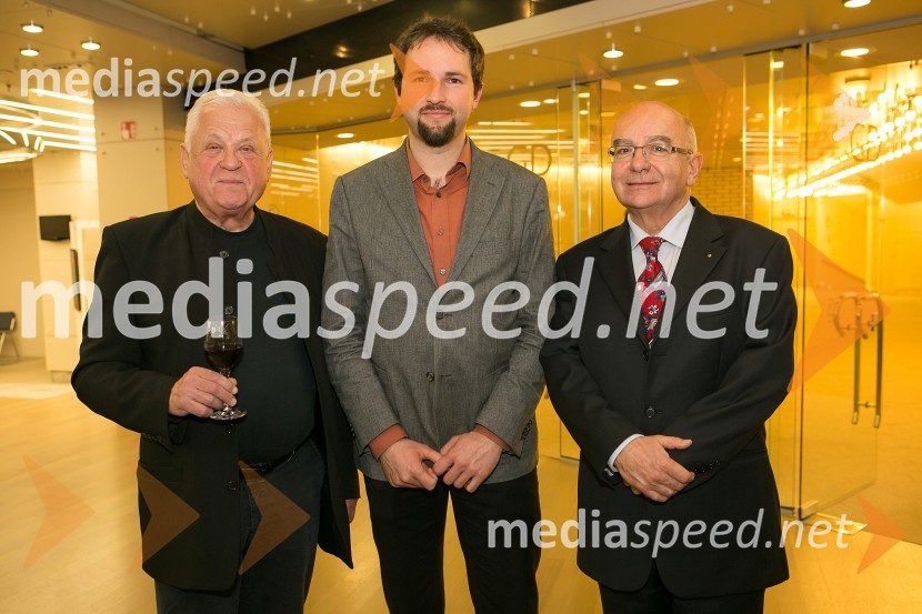  Boris Šinigoj;  Vito Žuraj, skladatelj;  Mitja Rotovnik, nekdanji direktor Cankarjevega doma30. Slovenski glasbeni dnevi, otvoritev