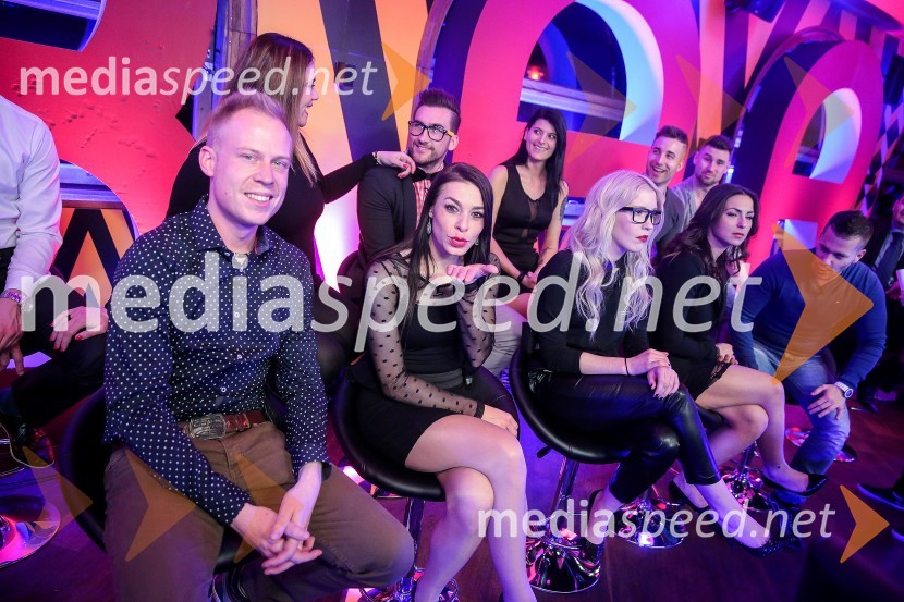  Damjan Brajko, tekmovalec v resničnostnem šovu Bar;  Tanja Balabanić, tekmovalka v resničnostnem šovu Bar;  Vita Udovič, tekmovalka v resničnostnem šovu Bar;  Suzana Zeković, tekmovalka v resničnostnem šovu BarBar zapustila Eva