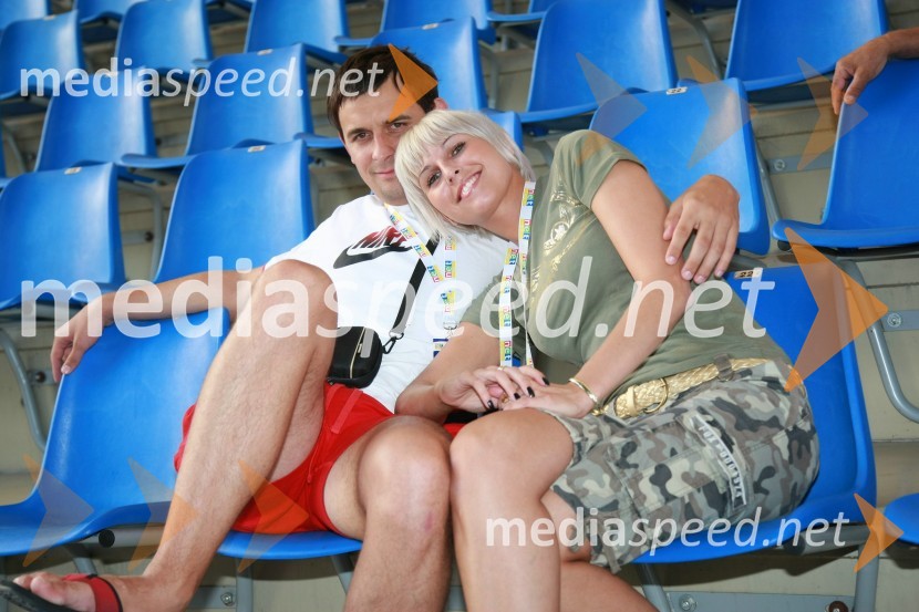 Monika Pučelj, pevka in njen fant Grega30. festival Melodij morja in sonca, 1. polfinalni večer