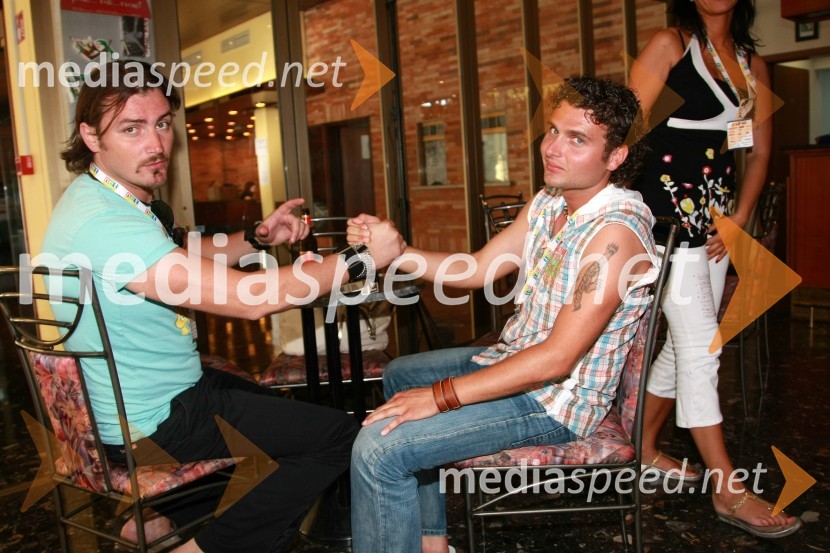 Lepi Dasa (Vlado Pilja), pevec in Gorazd Ademovič - Gogi, pevec30. festival Melodij morja in sonca, 1. polfinalni večer