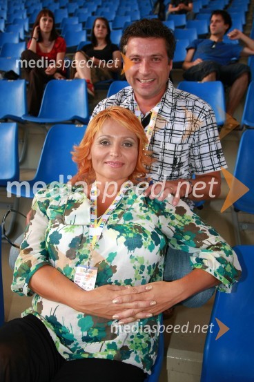 Natalija Kolšek, pevka in njen življenjski sopotnik Marko Gerlušnik30. festival Melodij morja in sonca, 1. polfinalni večer