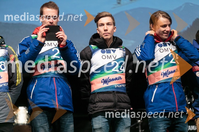  Andreas  Stjernen, smučarski skakalec;  Johann Andre Forfang, smučarski skakalec;  Rune Velta, smučarski skakalecSmile & Drive Open Air Planica 2015
