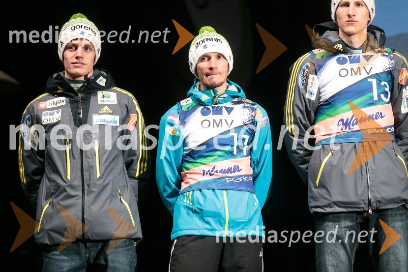  Matjaž Pungertar, smučarski skakalec;  Robert Kranjec, smučarski skakalec;  Nejc Dežman, smučarski skakalecSmile & Drive Open Air Planica 2015