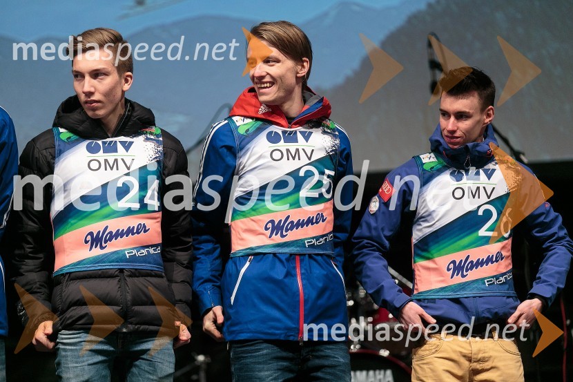  Johann Andre Forfang, smučarski skakalec;  Rune Velta, smučarski skakalec;  Stefan Kraft, smučarski skakalecSmile & Drive Open Air Planica 2015