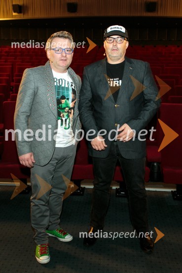  Edis Vukalić, lastnik, Kino Bežigrad;  Tomaž Čop-Birko, glasbeni urednik, Radio 1Premiera filma Strelec: Krvava pogodba