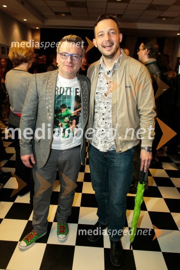  Edis Vukalić, lastnik, Kino Bežigrad;  Zlatko Čordič, raper, glasbenikPremiera filma Strelec: Krvava pogodba