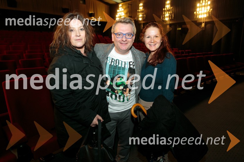  Tamara Pirih, novinarka, Studio Svoboda;  Edis Vukalić, lastnik, Kino Bežigrad;  Sonja Javornik, novinarka, Svet 24Premiera filma Strelec: Krvava pogodba