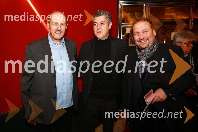  Aleksander Đaja, direktor, beograjsko Gledališče na Terezijah;  ... ;  Darko  Brlek, direktor, Festival LjubljanaMamma Mia, slovenska VIP zasedba na premieri v Beogradu