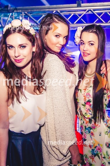  Lea Perovšek, Miss športa Slovenije 2010;  Nataša Žagar;  Laura Škvorc, manekenkaFashionista VIP Clubbing ft. Blubird