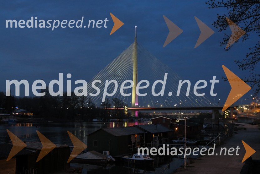 Most na Adi (preko Save), Beograd, SrbijaBeograd, Srbija