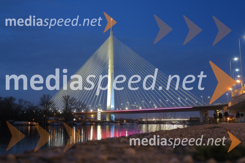 Most na Adi (preko Save), Beograd, SrbijaBeograd, Srbija