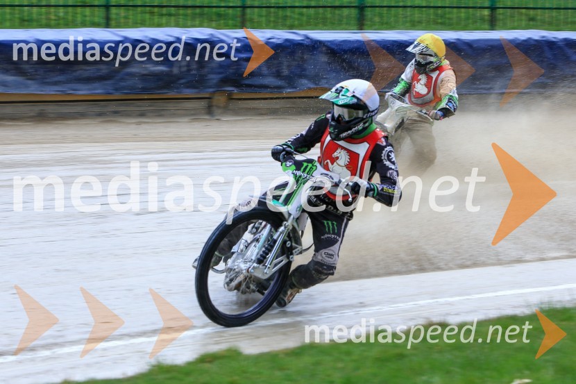  Tomáš Suchánek, speedwayist (AMK ZP Pardubice);  Hynek Štichauer, speedwayist (Hynek Štichauer)Uvodna dirka mednarodnega prvenstva parov v speedwayu