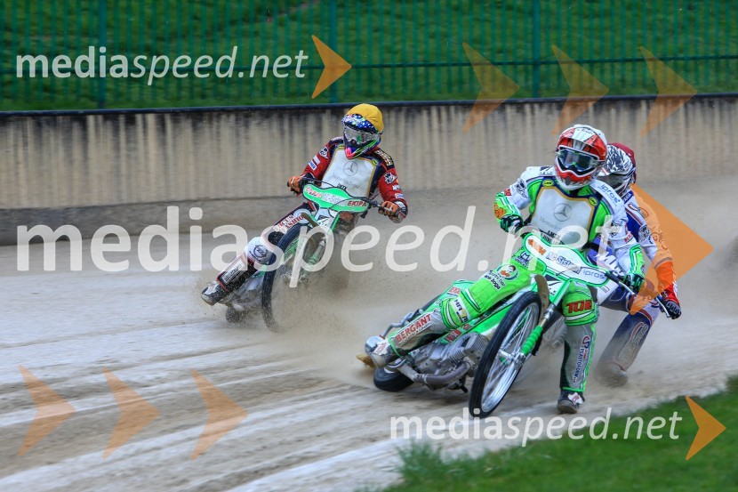  Nick Škorja, Speedwayist;  Maks Gregorič, AMTK Ljubljana;  Patrik Buri, (Slovaška)Uvodna dirka mednarodnega prvenstva parov v speedwayu