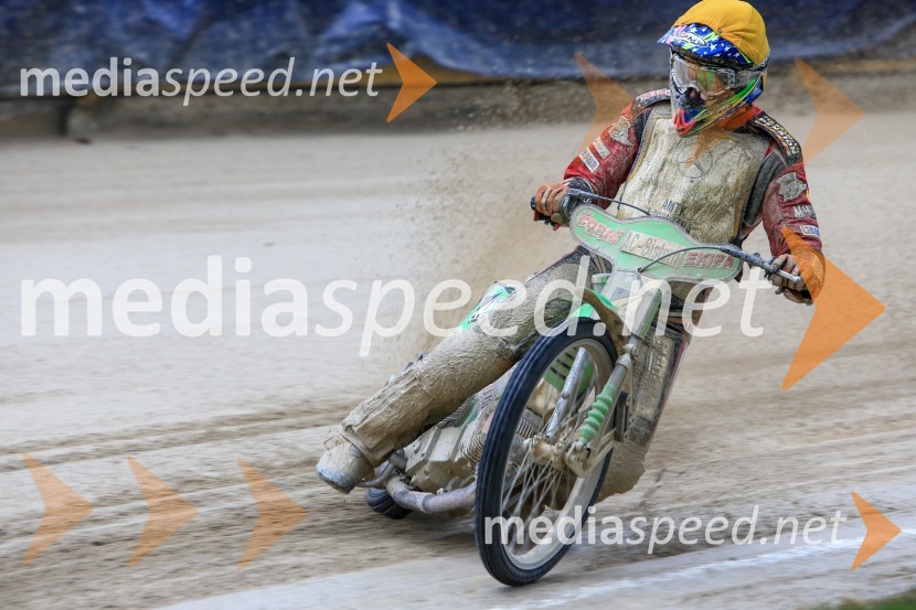  Nick Škorja, speedwayist (AMTK Ljubljana)Uvodna dirka mednarodnega prvenstva parov v speedwayu