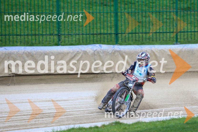  Denis Štojs, speedwayist (AMD Krško)Uvodna dirka mednarodnega prvenstva parov v speedwayu