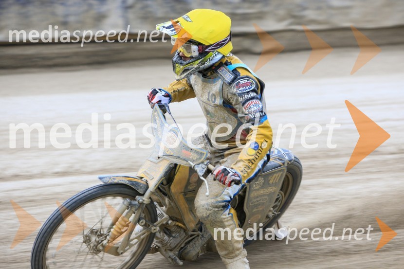  Paco Castagna, Speedwayist (AMD Krško)Uvodna dirka mednarodnega prvenstva parov v speedwayu