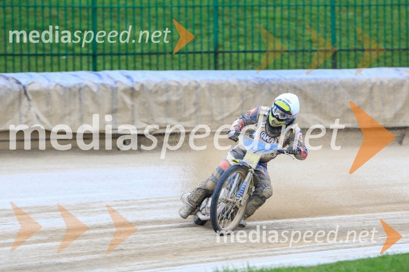  Ondrej Smetana, Speedwayist (AK Marketa Praha)Uvodna dirka mednarodnega prvenstva parov v speedwayu