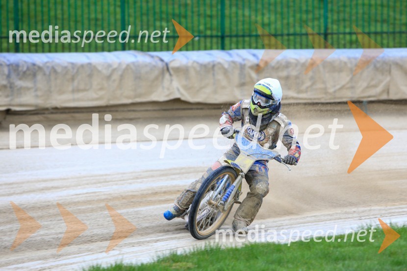  Ondrej Smetana, Speedwayist (AK Marketa Praha)Uvodna dirka mednarodnega prvenstva parov v speedwayu