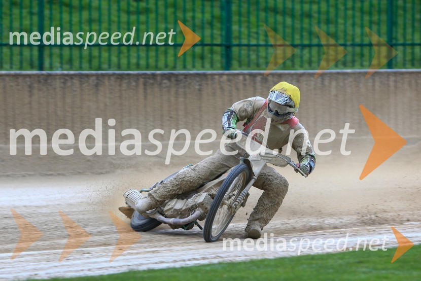  Hynek Štichauer, speedwayist (Hynek Štichauer)Uvodna dirka mednarodnega prvenstva parov v speedwayu