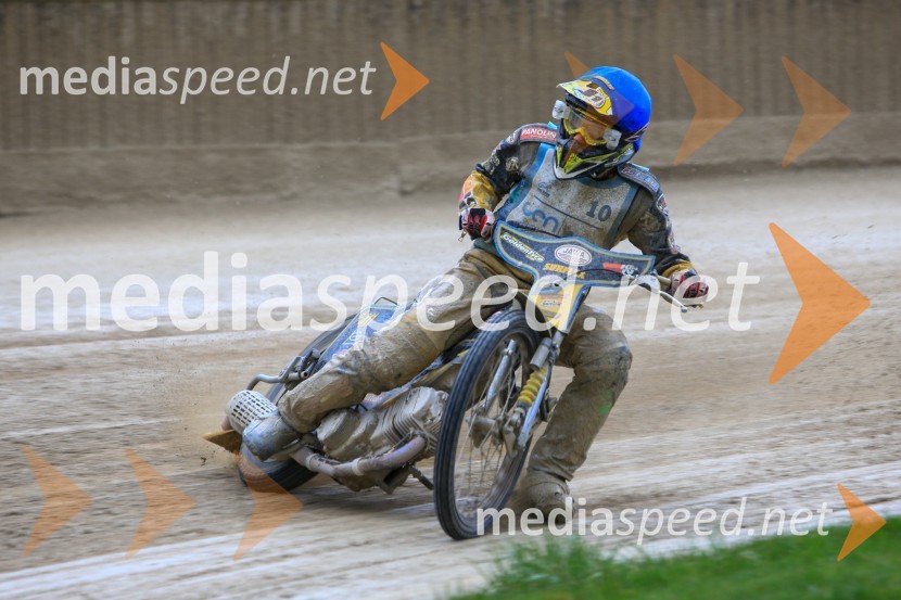  Paco Castagna, Speedwayist (AMD Krško)Uvodna dirka mednarodnega prvenstva parov v speedwayu